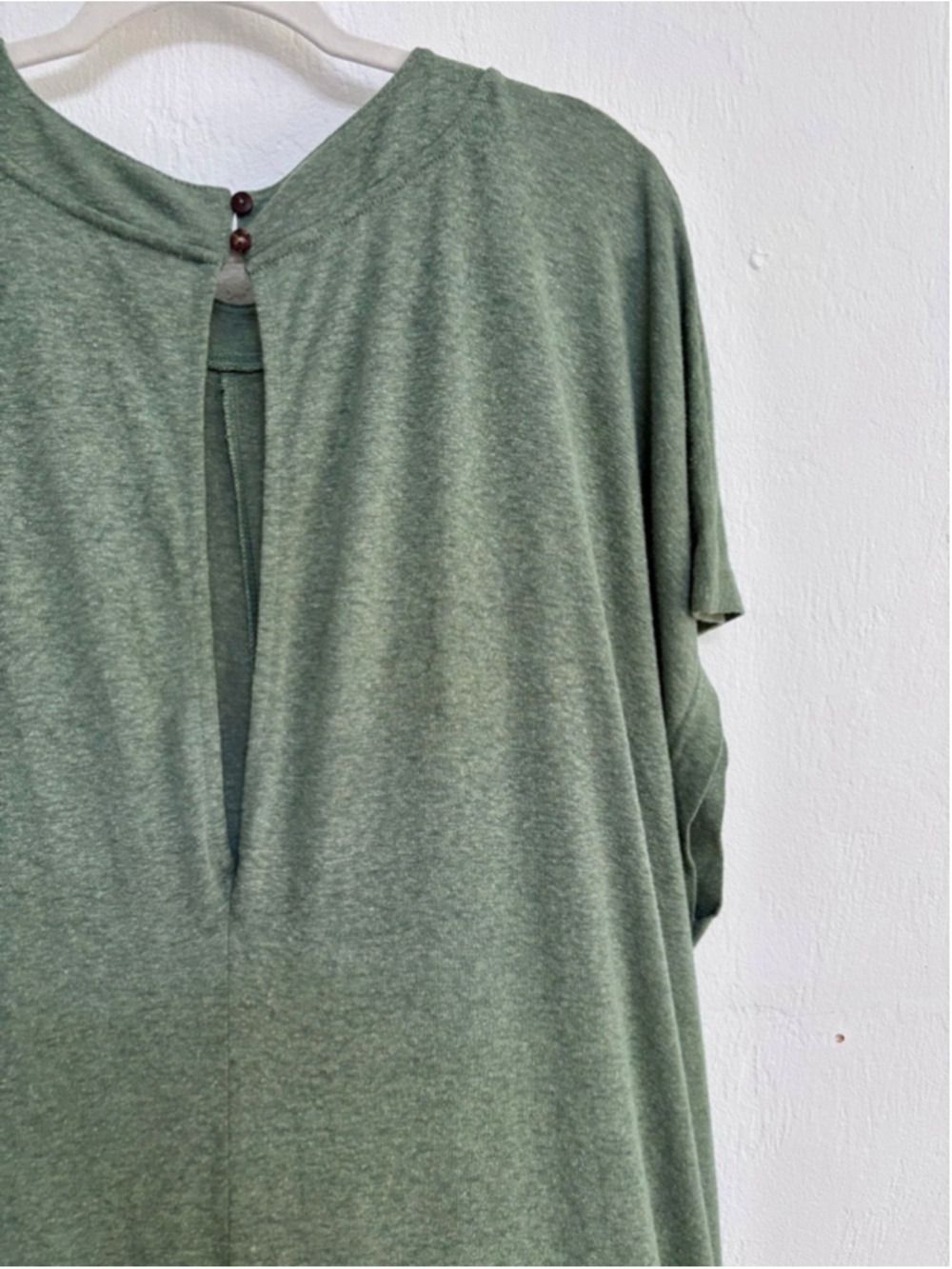 Women's FP Beach Green Short Sleeve Jumpsuit XS Oversized Linen blend - Picture 10 of 10